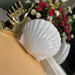 luxury white clutch