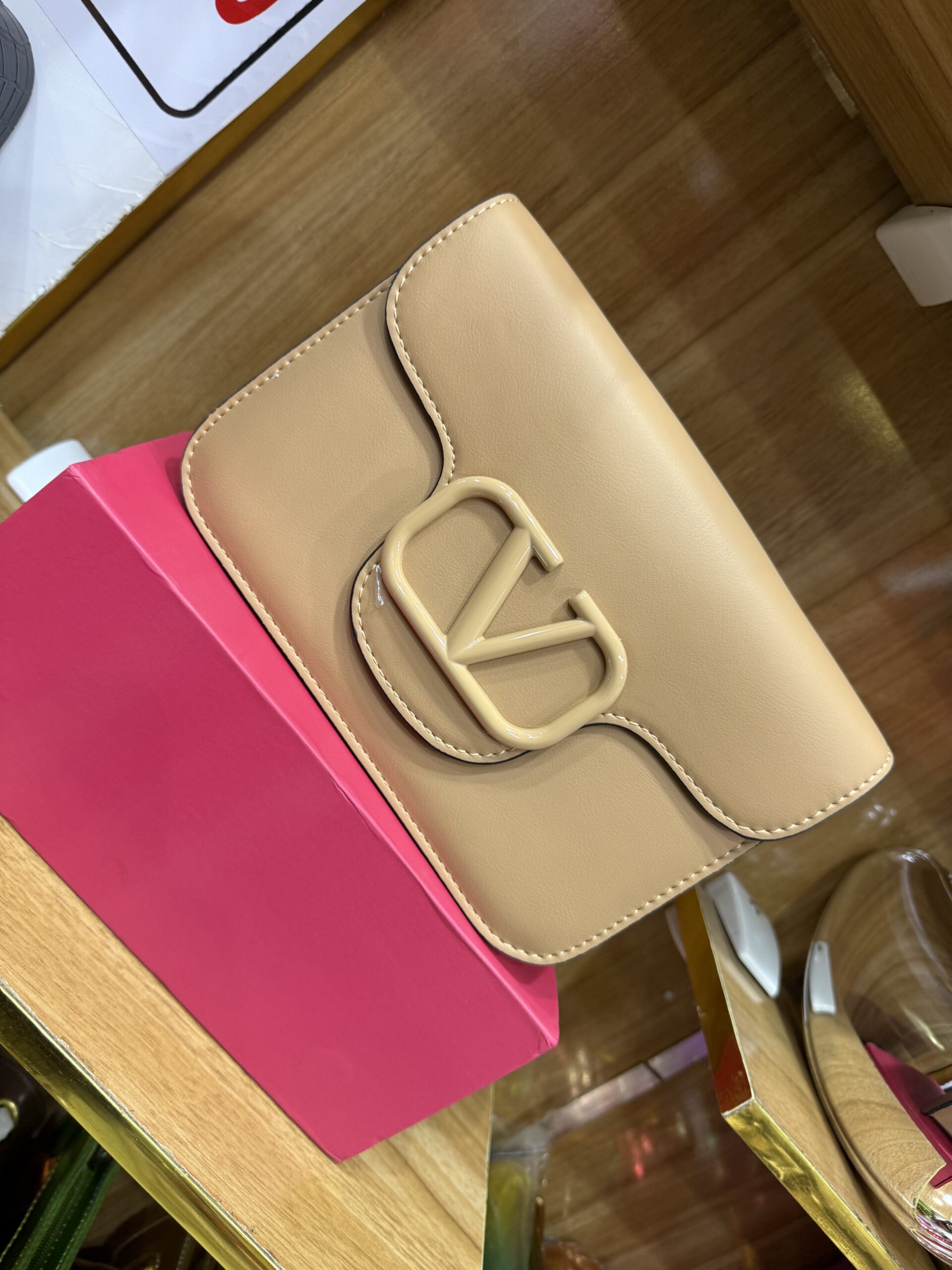 luxury valantino bag nude