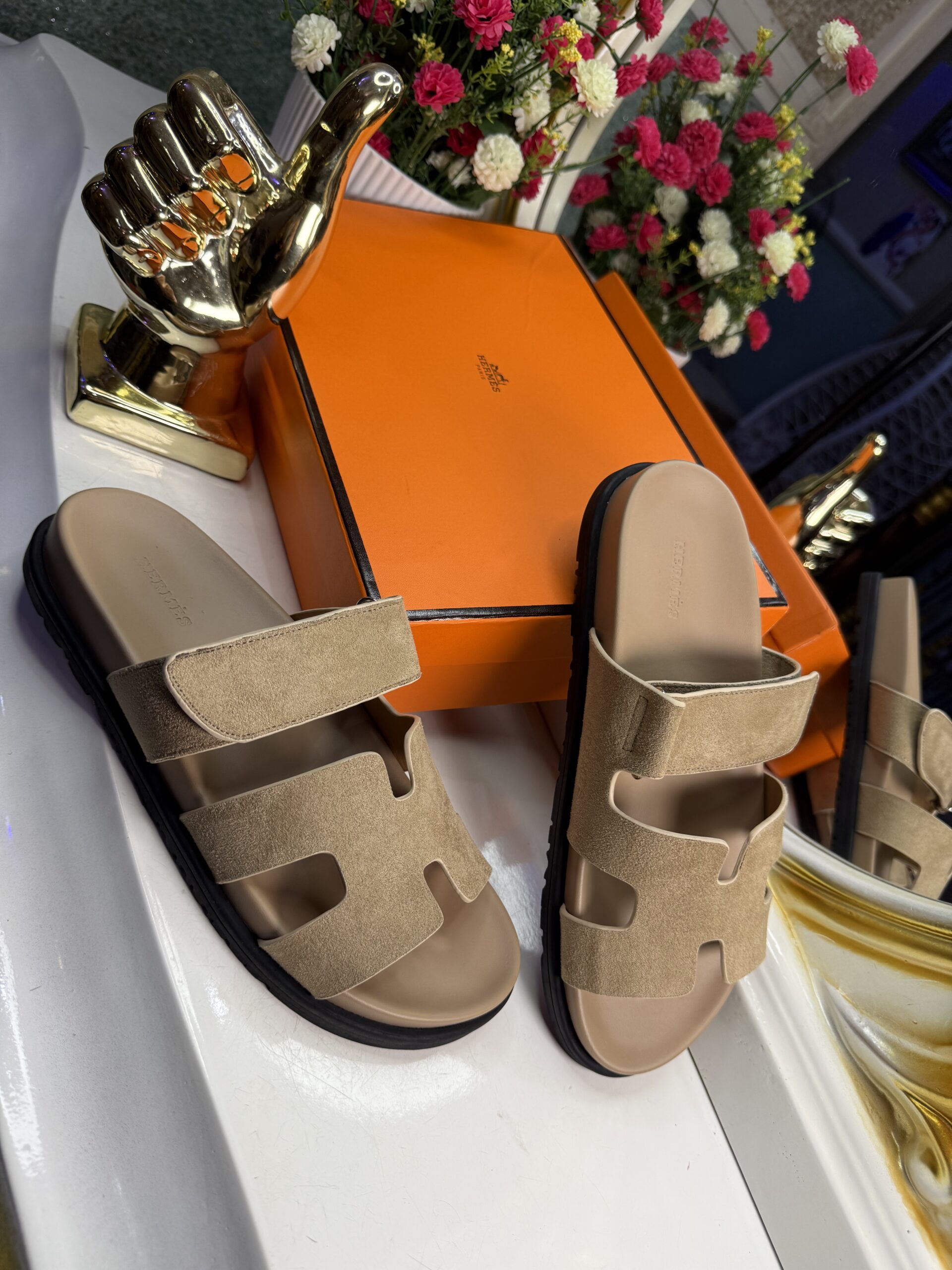 Luxury Herms’s slippers