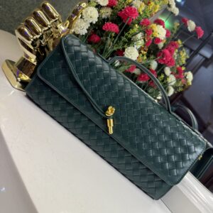 green luxury purse