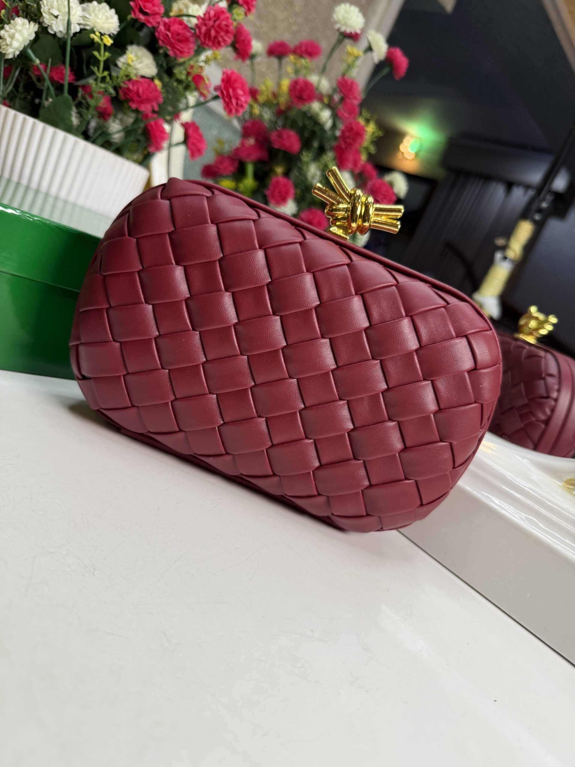 classic clutch red