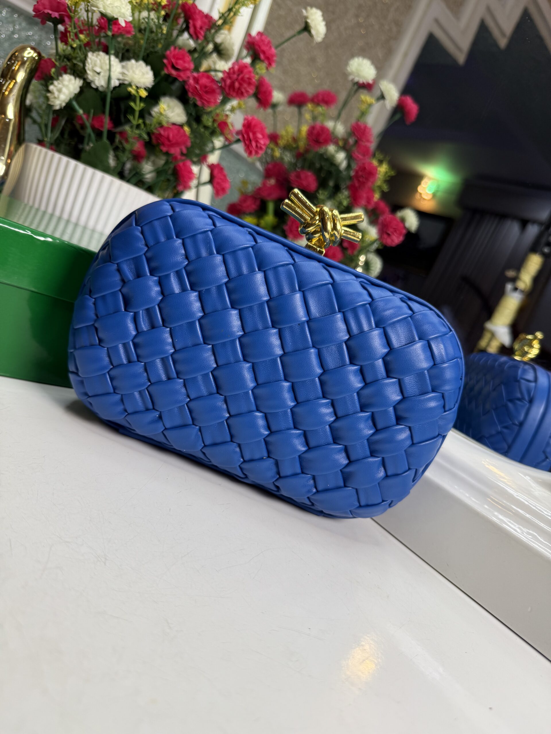 classic clutch blue